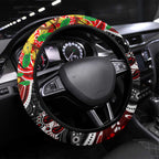 NAIDOC Week 2025 Swans Football Steering Wheel Cover Aboriginal Dot Painting