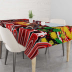 NAIDOC Week 2025 Swans Football Tablecloth Aboriginal Dot Painting