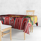 NAIDOC Week 2025 Swans Football Tablecloth Aboriginal Dot Painting