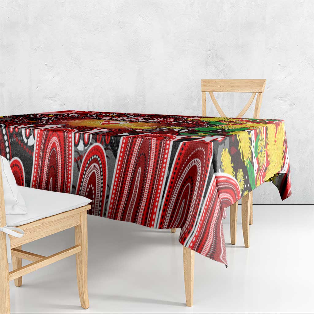 NAIDOC Week 2025 Swans Football Tablecloth Aboriginal Dot Painting