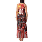 Personalised NAIDOC Week 2025 Swans Football Tank Maxi Dress Aboriginal Dot Painting