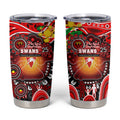 NAIDOC Week 2025 Swans Football Tumbler Cup Aboriginal Dot Painting