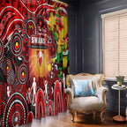 NAIDOC Week 2025 Swans Football Window Curtain Aboriginal Dot Painting