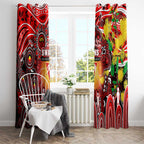 NAIDOC Week 2025 Swans Football Window Curtain Aboriginal Dot Painting