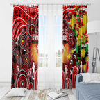 NAIDOC Week 2025 Swans Football Window Curtain Aboriginal Dot Painting
