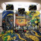 NAIDOC Week 2025 Eagles Football Back Car Seat Cover Aboriginal Dot Painting