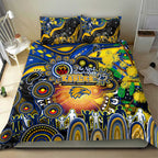 NAIDOC Week 2025 Eagles Football Bedding Set Aboriginal Dot Painting