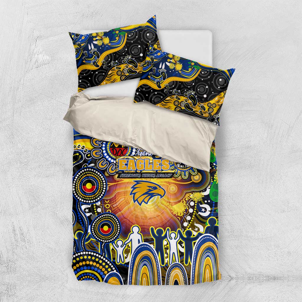 NAIDOC Week 2025 Eagles Football Bedding Set Aboriginal Dot Painting