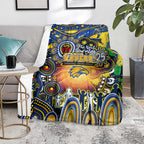 NAIDOC Week 2025 Eagles Football Blanket Aboriginal Dot Painting