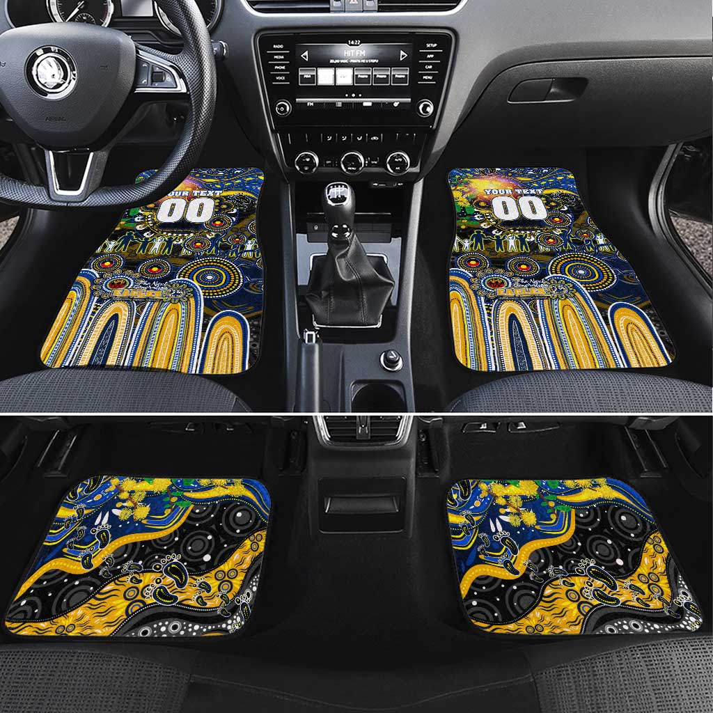 NAIDOC Week 2025 Eagles Football Car Mats Aboriginal Dot Painting