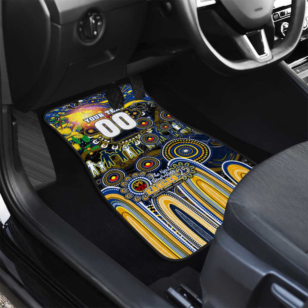NAIDOC Week 2025 Eagles Football Car Mats Aboriginal Dot Painting