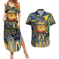 Personalised NAIDOC Week 2025 Eagles Football Couples Matching Summer Maxi Dress and Hawaiian Shirt Aboriginal Dot Painting