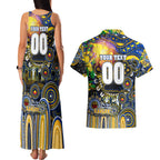Personalised NAIDOC Week 2025 Eagles Football Couples Matching Tank Maxi Dress and Hawaiian Shirt Aboriginal Dot Painting