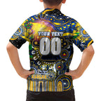 Personalised NAIDOC Week 2025 Eagles Football Family Matching Summer Maxi Dress and Hawaiian Shirt Aboriginal Dot Painting