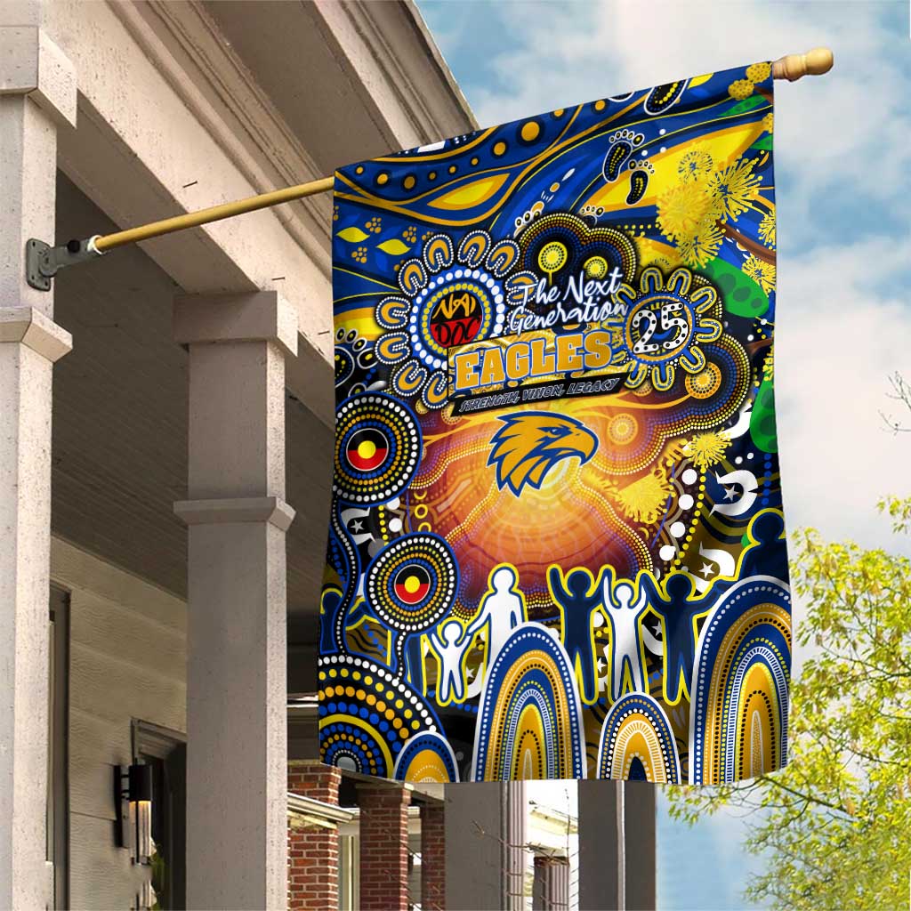NAIDOC Week 2025 Eagles Football Garden Flag Aboriginal Dot Painting