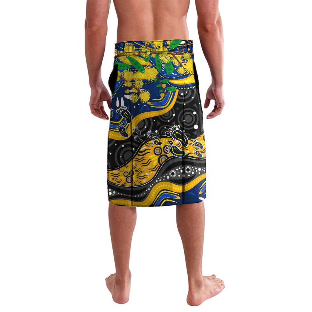 Personalised NAIDOC Week 2025 Eagles Football Lavalava Aboriginal Dot Painting