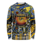 Personalised NAIDOC Week 2025 Eagles Football Long Sleeve Shirt Aboriginal Dot Painting