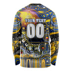 Personalised NAIDOC Week 2025 Eagles Football Long Sleeve Shirt Aboriginal Dot Painting