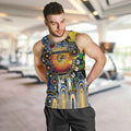 Personalised NAIDOC Week 2025 Eagles Football Men Tank Top Aboriginal Dot Painting