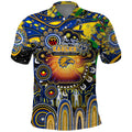 Personalised NAIDOC Week 2025 Eagles Football Polo Shirt Aboriginal Dot Painting