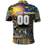 Personalised NAIDOC Week 2025 Eagles Football Polo Shirt Aboriginal Dot Painting