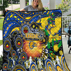 NAIDOC Week 2025 Eagles Football Quilt Aboriginal Dot Painting