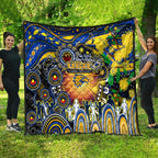 NAIDOC Week 2025 Eagles Football Quilt Aboriginal Dot Painting