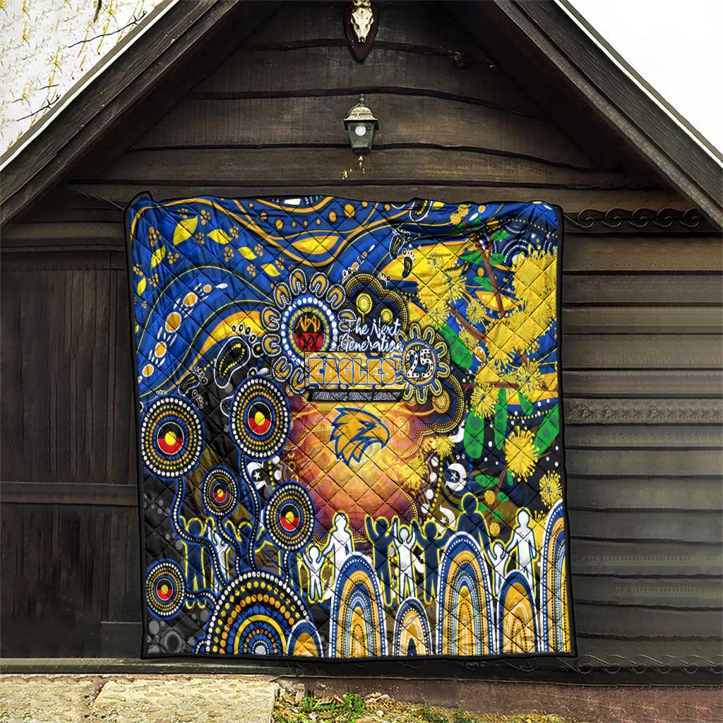 NAIDOC Week 2025 Eagles Football Quilt Aboriginal Dot Painting