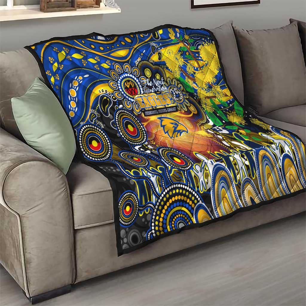 NAIDOC Week 2025 Eagles Football Quilt Aboriginal Dot Painting