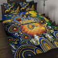 NAIDOC Week 2025 Eagles Football Quilt Bed Set Aboriginal Dot Painting