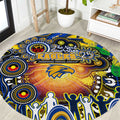 NAIDOC Week 2025 Eagles Football Round Carpet Aboriginal Dot Painting