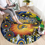 NAIDOC Week 2025 Eagles Football Round Carpet Aboriginal Dot Painting