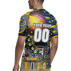 Personalised NAIDOC Week 2025 Eagles Football Rugby Jersey Aboriginal Dot Painting