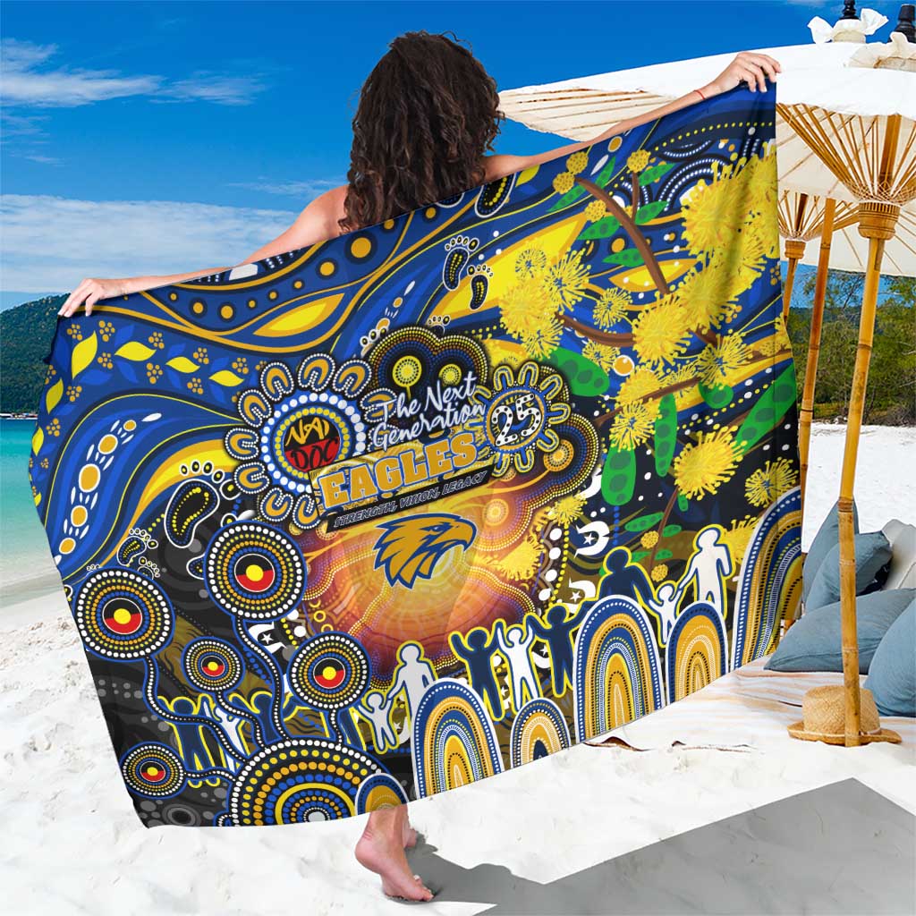 NAIDOC Week 2025 Eagles Football Sarong Aboriginal Dot Painting