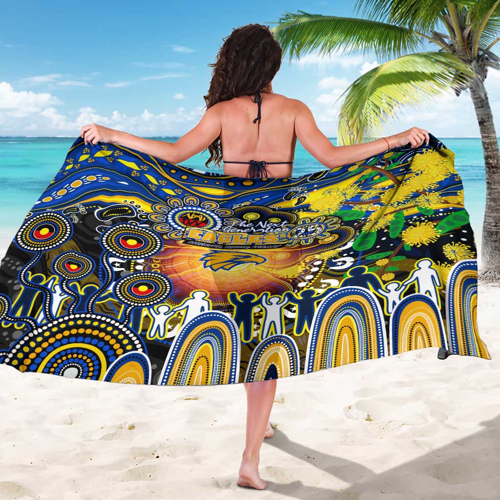 NAIDOC Week 2025 Eagles Football Sarong Aboriginal Dot Painting