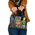 NAIDOC Week 2025 Eagles Football Shoulder Handbag Aboriginal Dot Painting