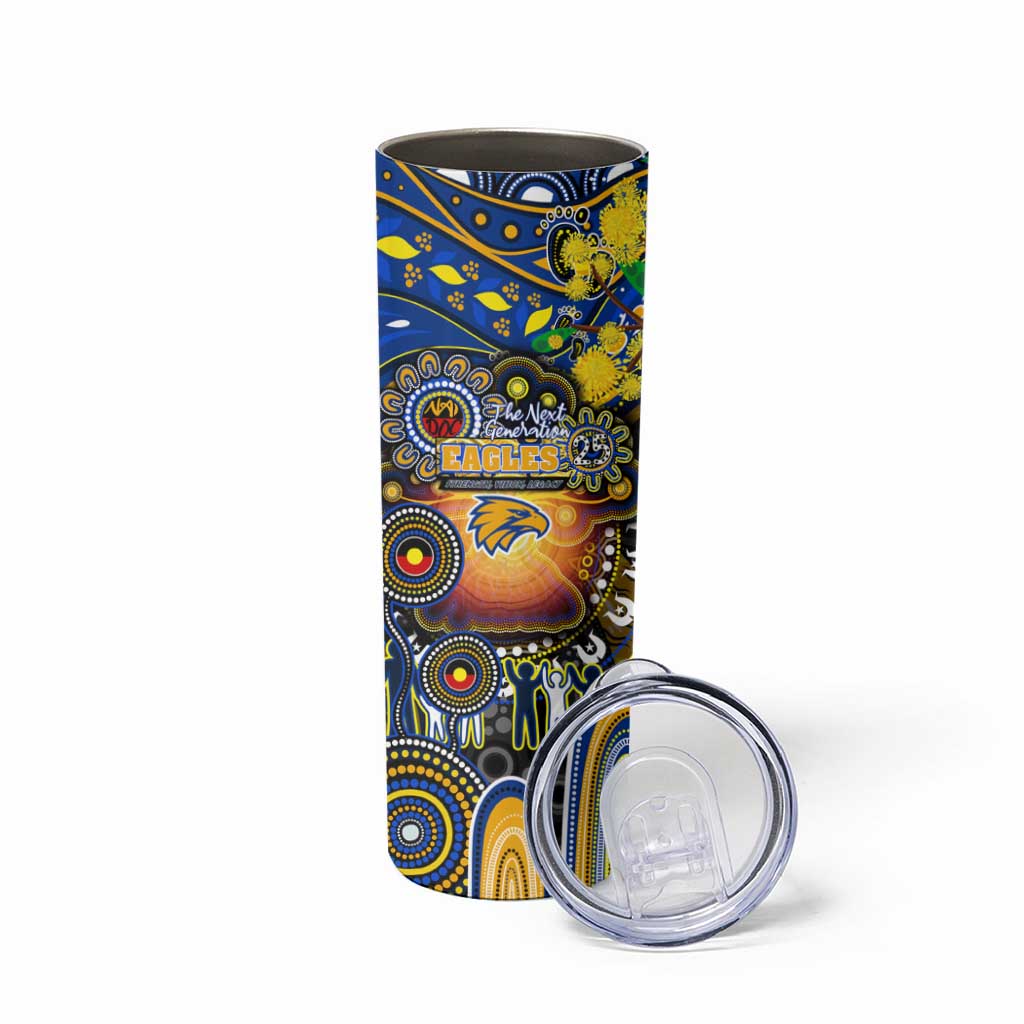 NAIDOC Week 2025 Eagles Football Skinny Tumbler Aboriginal Dot Painting