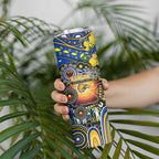 NAIDOC Week 2025 Eagles Football Skinny Tumbler Aboriginal Dot Painting