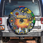 NAIDOC Week 2025 Eagles Football Spare Tire Cover Aboriginal Dot Painting