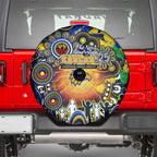 NAIDOC Week 2025 Eagles Football Spare Tire Cover Aboriginal Dot Painting