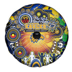 NAIDOC Week 2025 Eagles Football Spare Tire Cover Aboriginal Dot Painting
