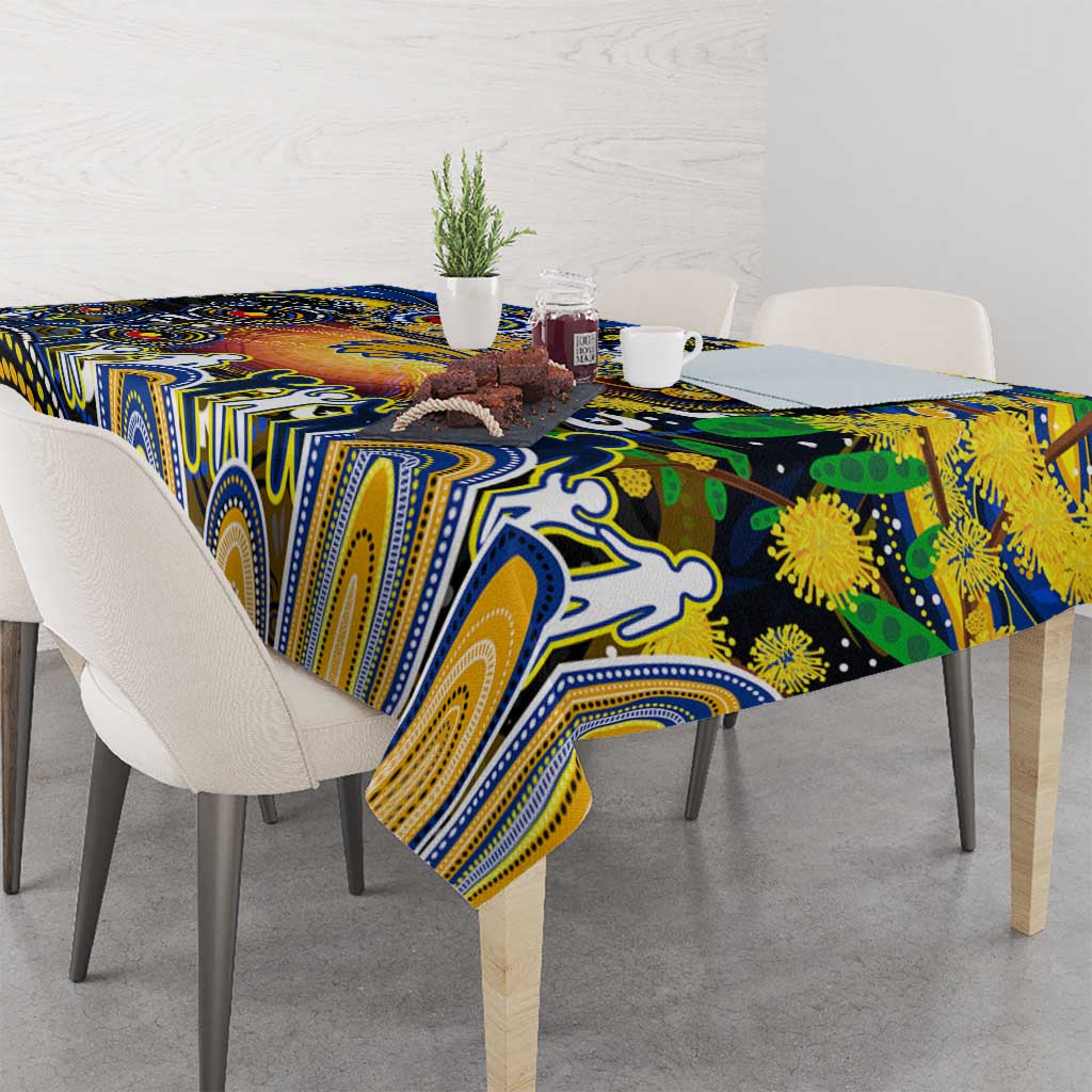 NAIDOC Week 2025 Eagles Football Tablecloth Aboriginal Dot Painting