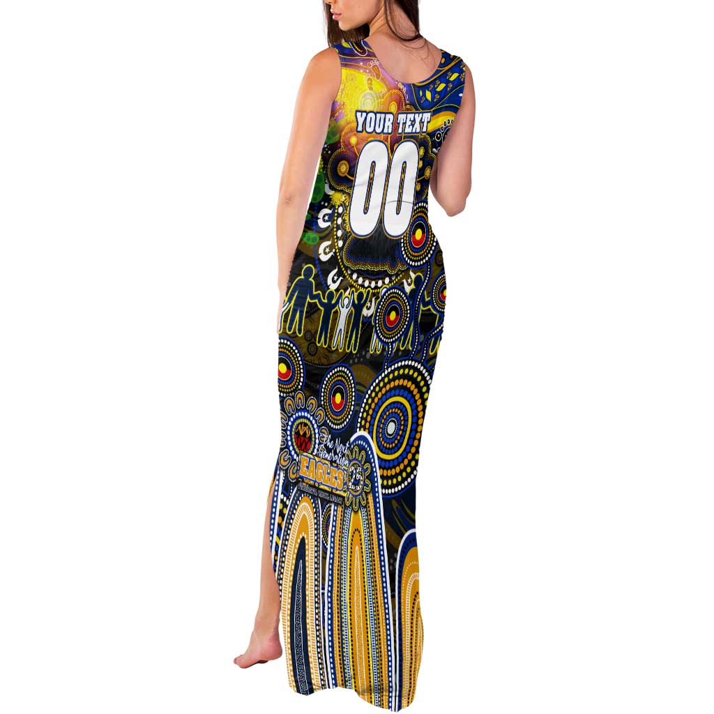 Personalised NAIDOC Week 2025 Eagles Football Tank Maxi Dress Aboriginal Dot Painting