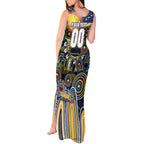 Personalised NAIDOC Week 2025 Eagles Football Tank Maxi Dress Aboriginal Dot Painting