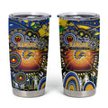 NAIDOC Week 2025 Eagles Football Tumbler Cup Aboriginal Dot Painting