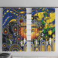 NAIDOC Week 2025 Eagles Football Window Curtain Aboriginal Dot Painting