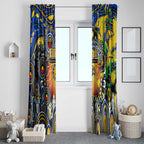 NAIDOC Week 2025 Eagles Football Window Curtain Aboriginal Dot Painting