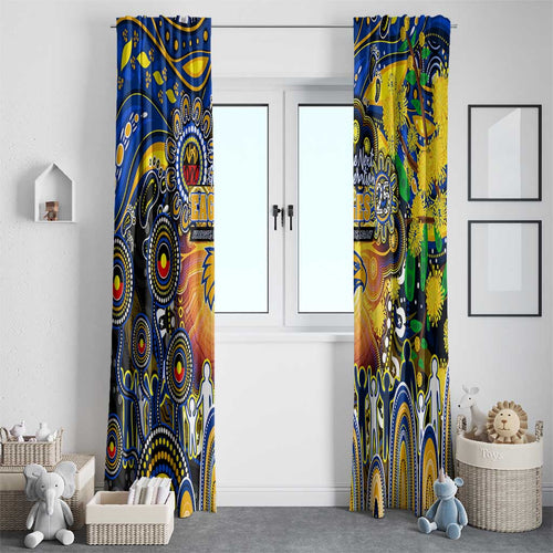NAIDOC Week 2025 Eagles Football Window Curtain Aboriginal Dot Painting