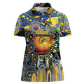 Personalised NAIDOC Week 2025 Eagles Football Women Polo Shirt Aboriginal Dot Painting