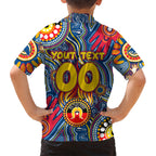 Personalised NAIDOC Week 2024 Adelaide Crows Hawaiian Shirt Australian Aboriginal Hand Painting